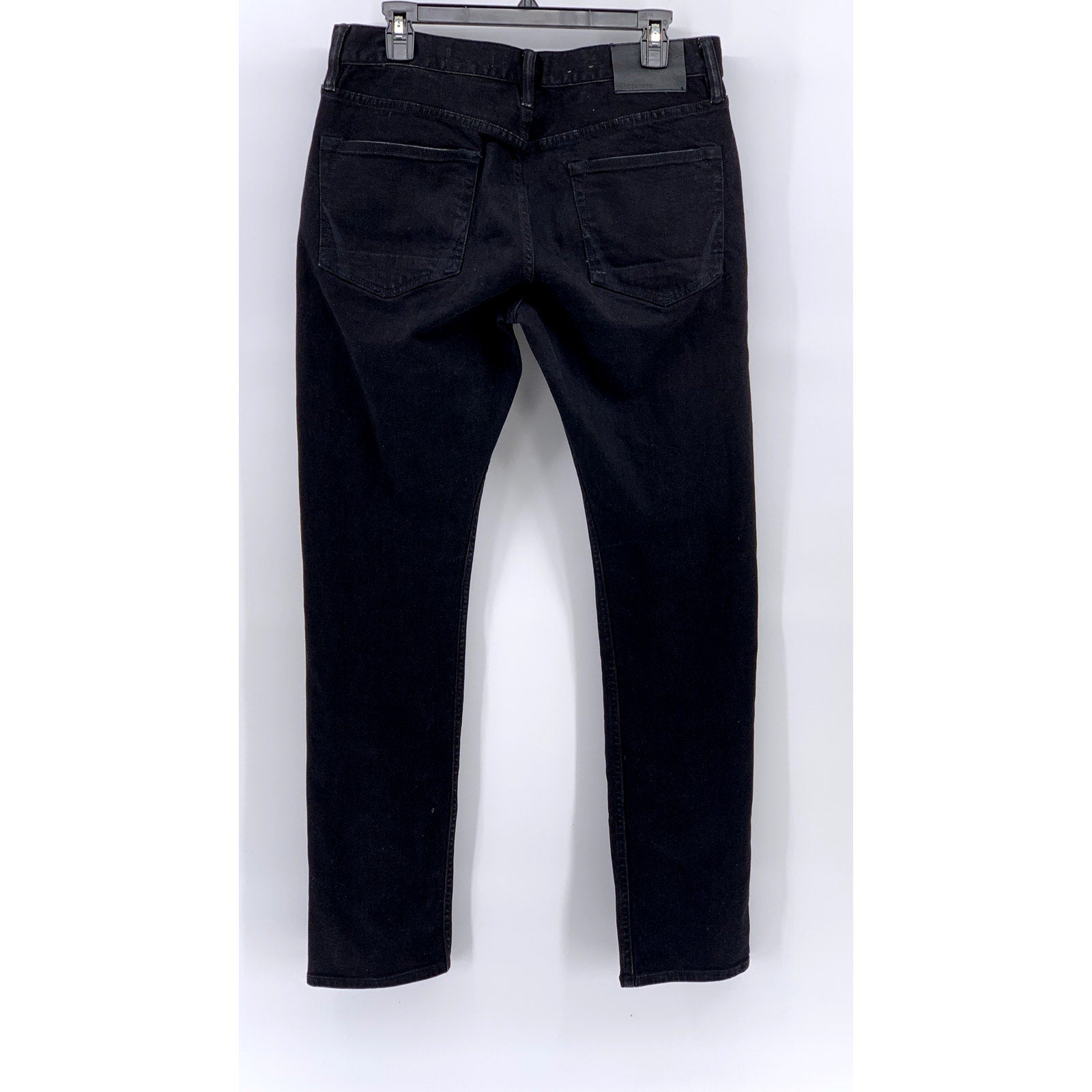 ALLSAINTS Men's Black Rex Straight-Slim Jeans SZ 32