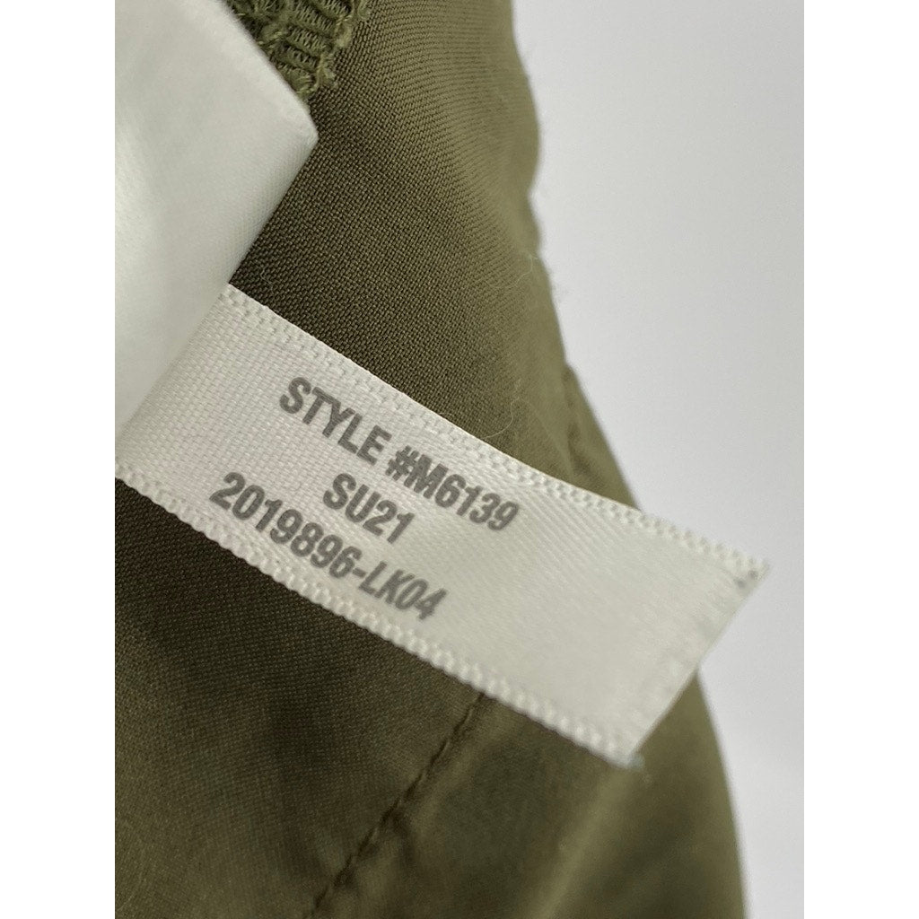 MADEWELL Women's Kale Green Pull-On Drapey Wide-Leg Huston Pants SZ XS