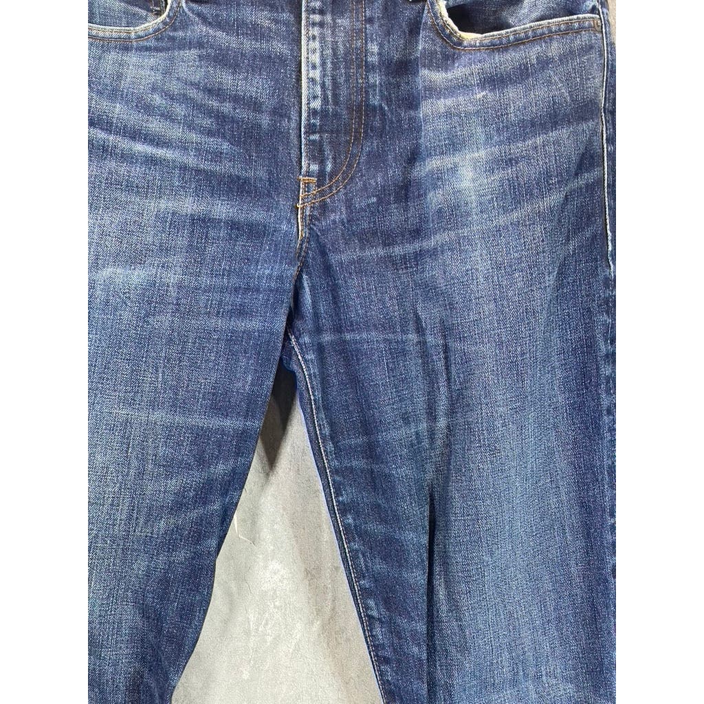 J.CREW Men's Dark Blue 770 Straight-Leg Kaihara Denim Jeans SZ 32X32