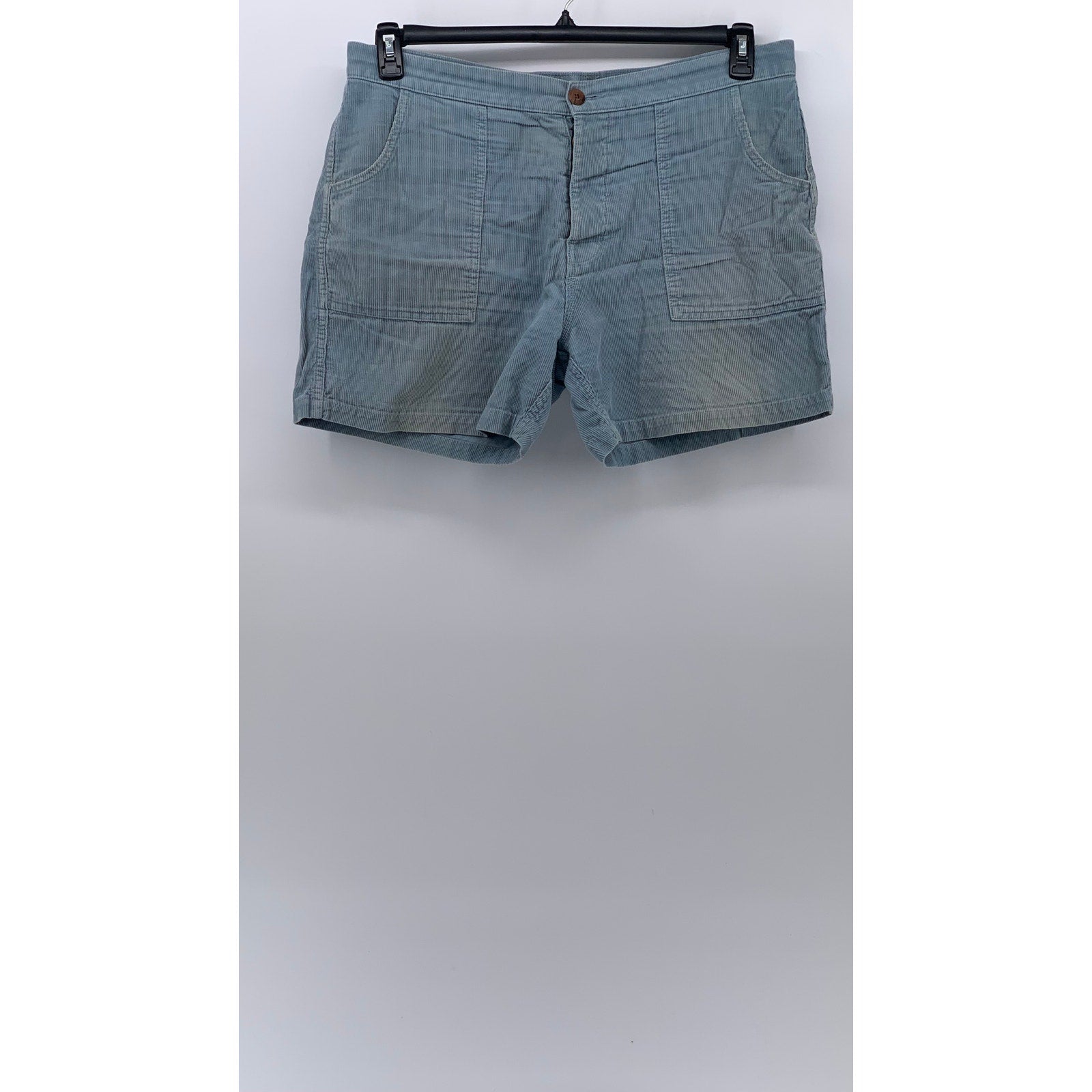 BIRCHWELL BEACH BRITCHES Men's Light Blue Classic Corduroy Shorts SZ 34