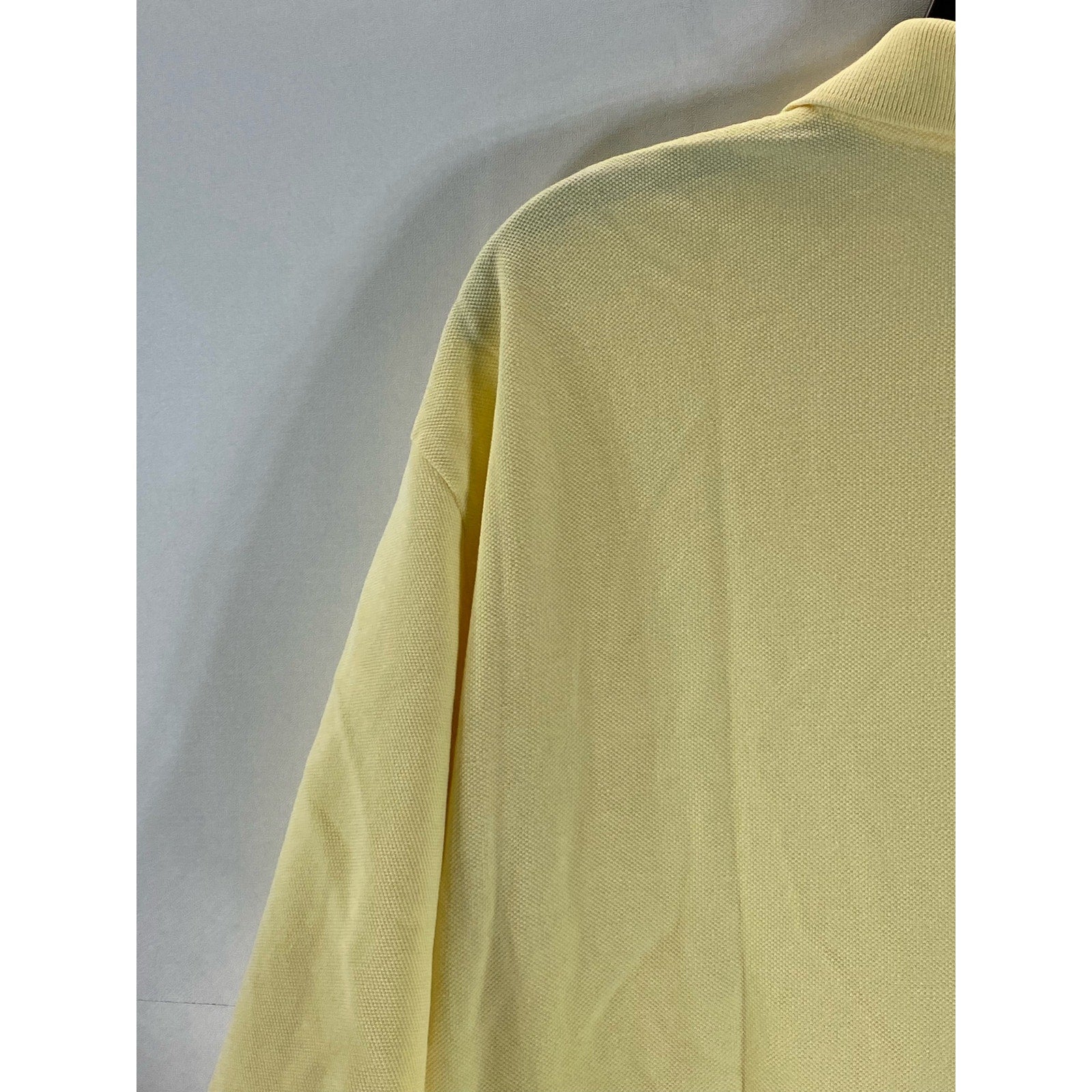 POLO BY RALPH LAUREN Men’s Yellow Vintage Regular-Fit Golf Club Logo Polo SZ XL