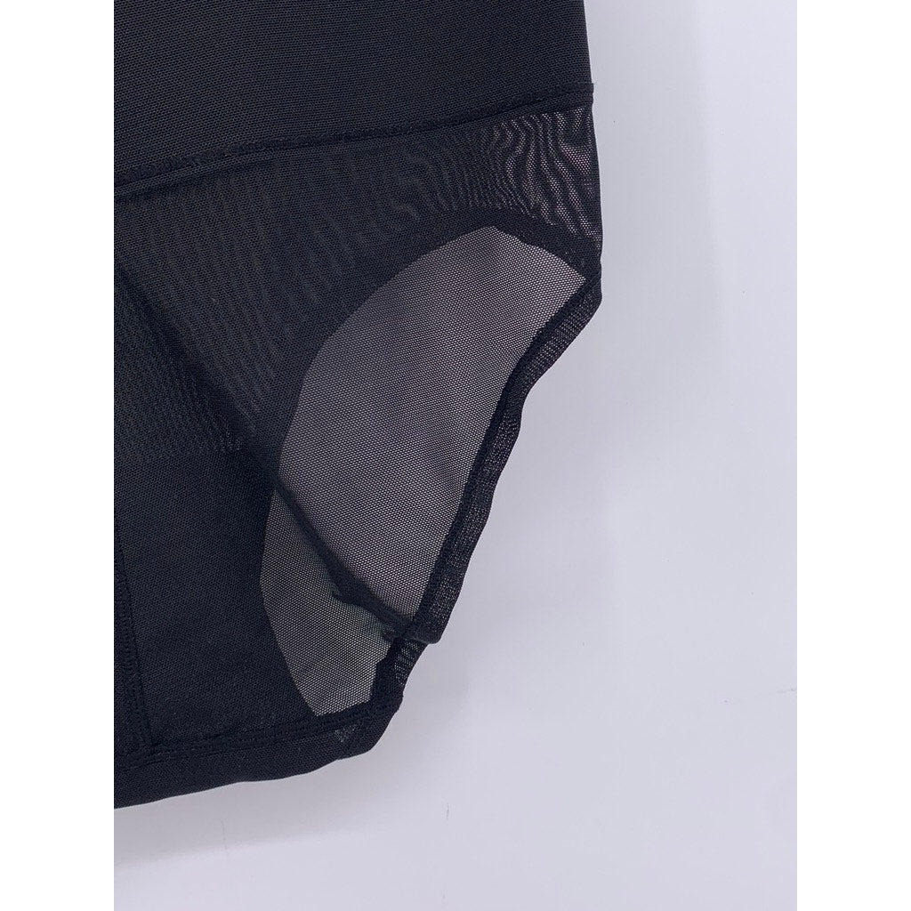 JUICY COUTURE Women's Black Mesh Shaping Briefs SZ M