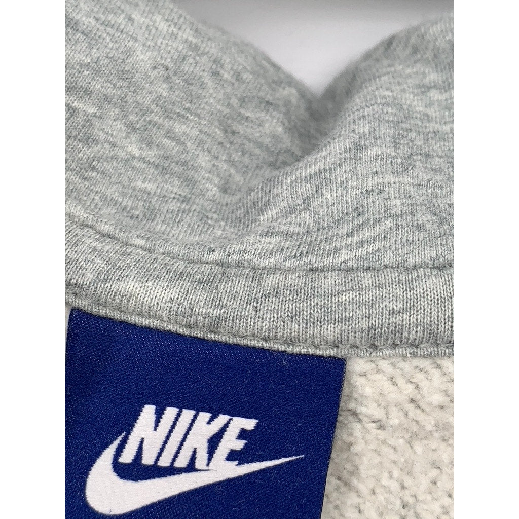 NIKE Men's Vintage Light Gray Active Swoosh Logo Pullover Hoodie SZ M