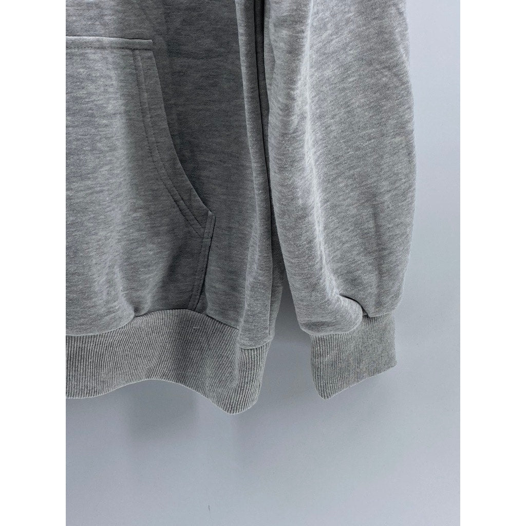 AUTOMET Women's Light Gray Oversized Casual Long Sleeve Hoodie SZ S