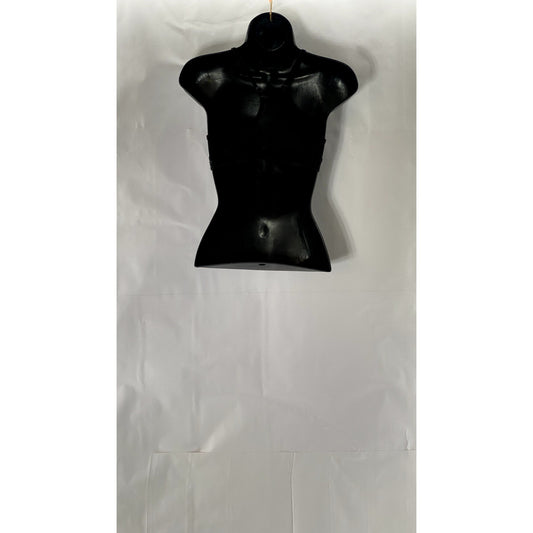 NIKE PRO Women's Black/White Swoosh Indy Spaghetti Strap Racerback Sport Bra SZS