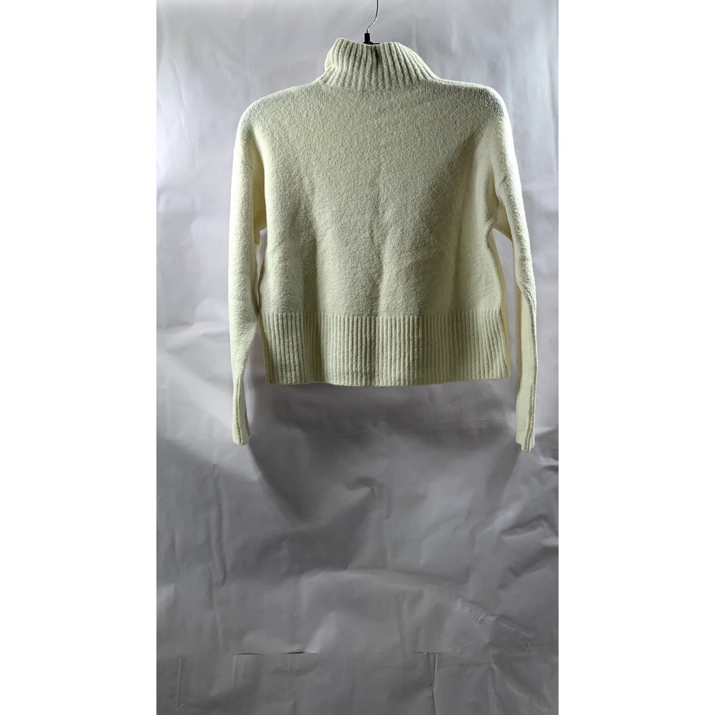 & OTHER STORIES PARIS ATELIER Women’s Cream Knit Pull Turtleneck Sweater SZ XS