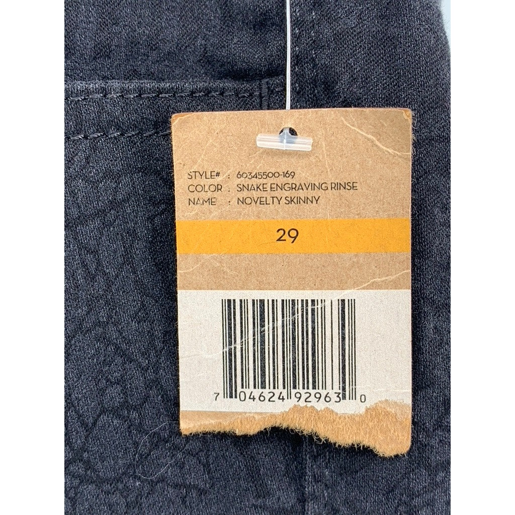 RACHEL RACHEL ROY Women's Black Novelty Skinny Jeans SZ 29
