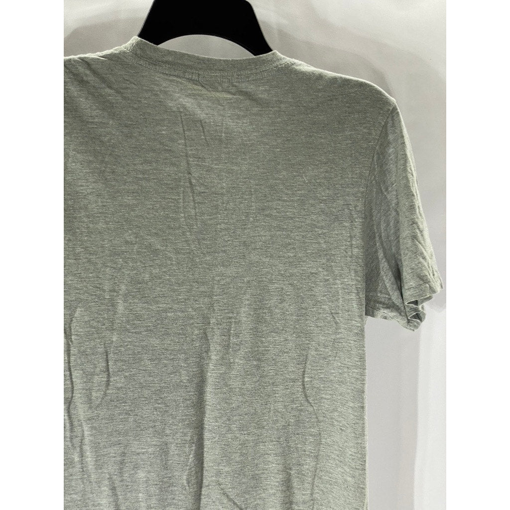 GILDAN Men's Gray Bodega Cats Graphic Crewneck Short Sleeve T-Shirt SZ S