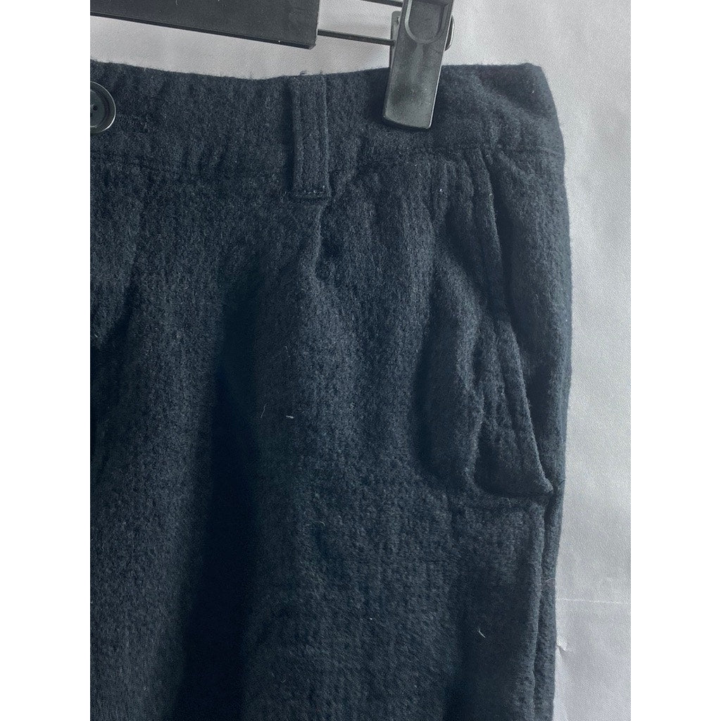 COS Men's Black Solid Wool-Blend Regular-Fit Slim-Leg Pant SZ 30R