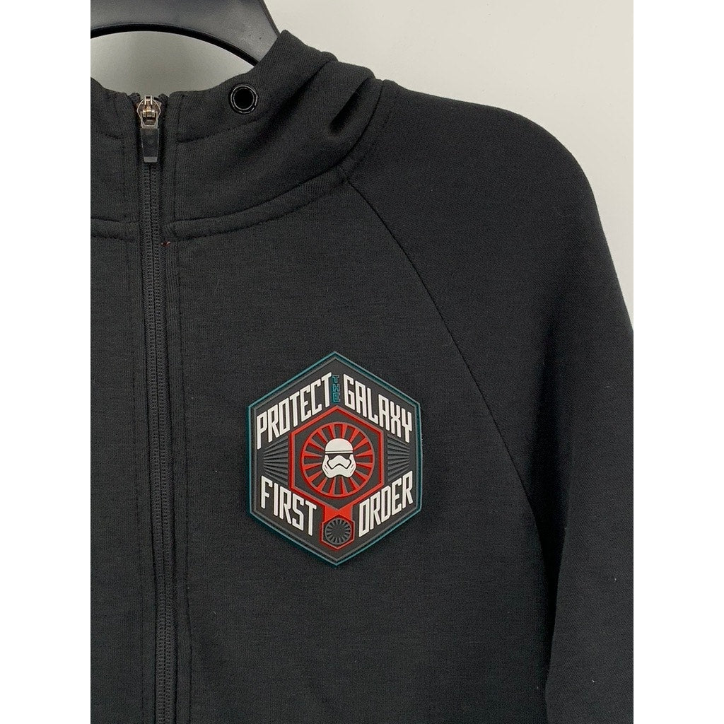 STAR WARS Men's Black Protect The Galaxy First Order Patch Sweater SZ S