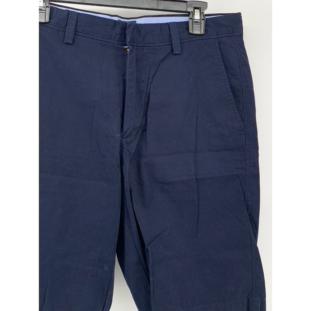 J.CREW Men's Navy Blue 11" Rivington Straight-Leg Casual Chino Shorts SZ 31