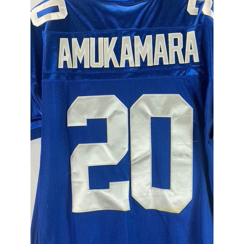 REEBOK ONFIELD Men's Blue New York Giants #20 Prince Amukamara NFL Jersey SZ 46