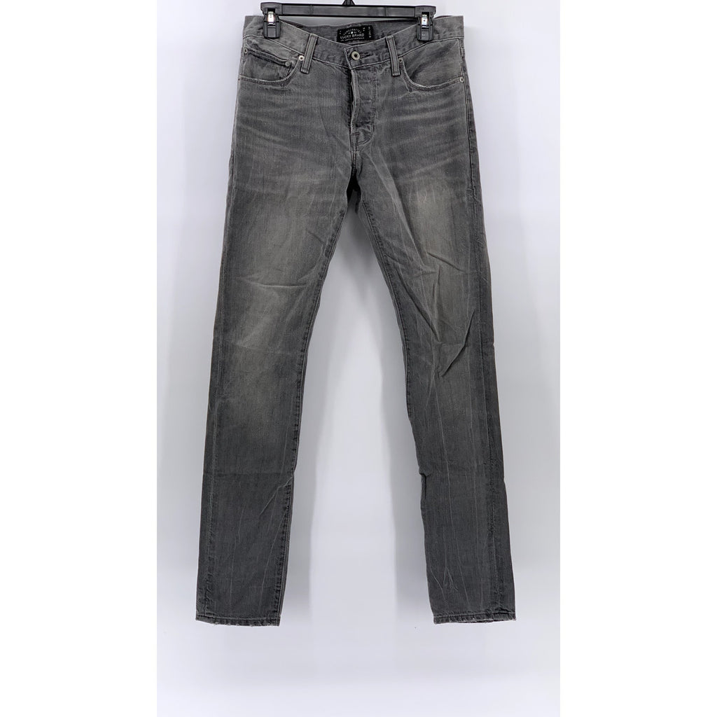 LUCKY BRAND Men's Gray Denim 1 Authentic Skinny Jeans SZ 29X34