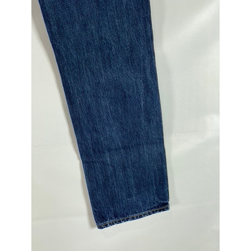 AMERICAN EAGLE OUTFITTERS Men's Medium Blue Faded Slim-Fit Denim Jeans SZ 30X30