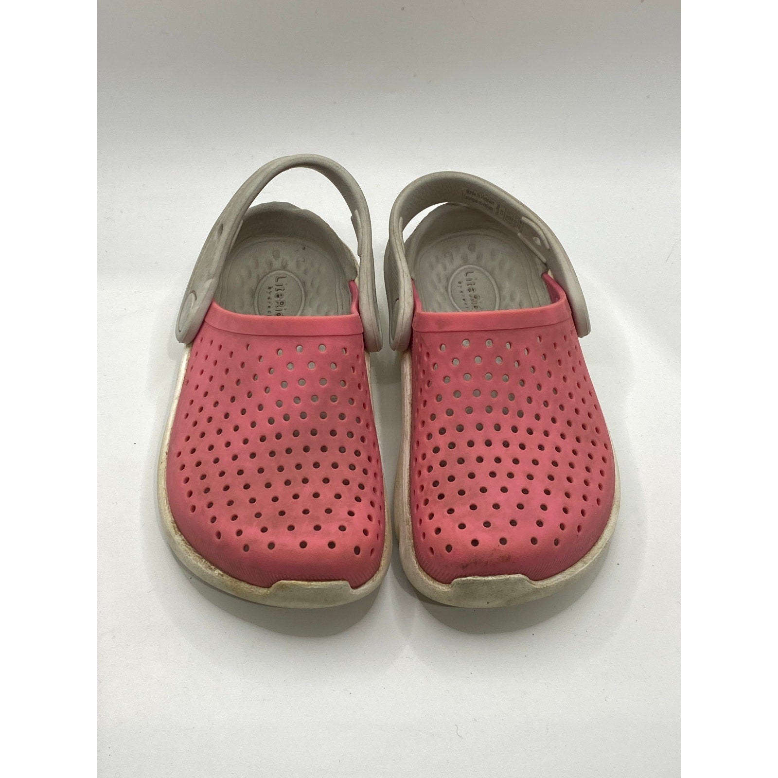 LITERIDE By Crocs Baby Perforated Round-Toe Heel Strap Casual Clogs SZ C10