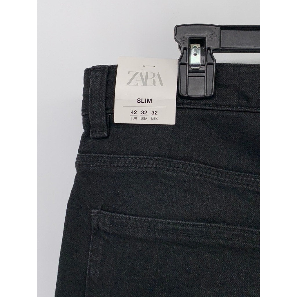 ZARA Men's Black Skinny Leg Jeans SZ 32