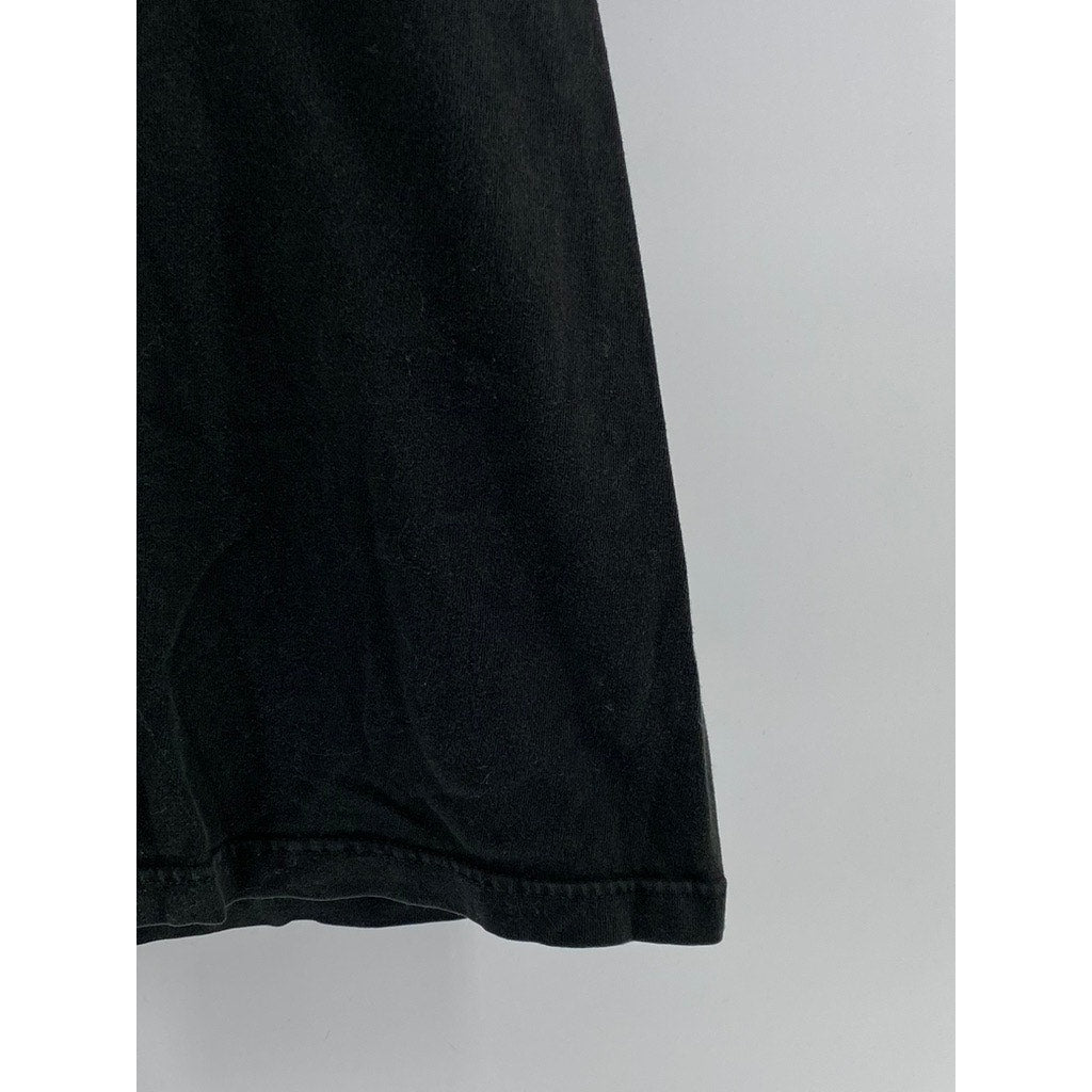 FANATICS Men's Black New York Yankees Logo Crewneck Short Sleeve T-Shirt SZ L