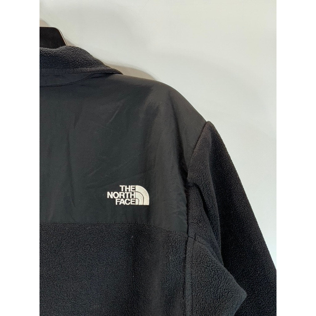 THE NORTH FACE Men's Black PolorTec Fleece Stand Collar Zip-Up Jacket SZ M