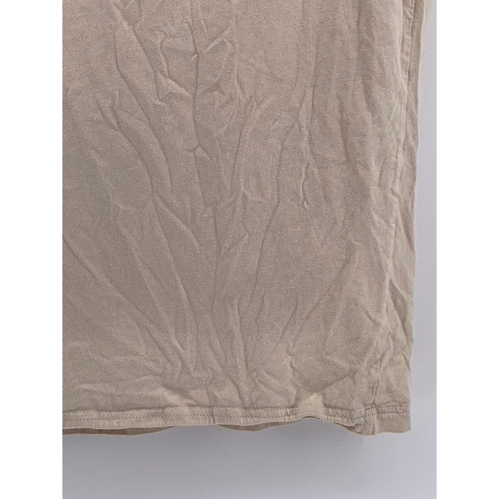 BELLA + CANVAS Women's Beige Crewneck Graphic T-Shirt SZ S
