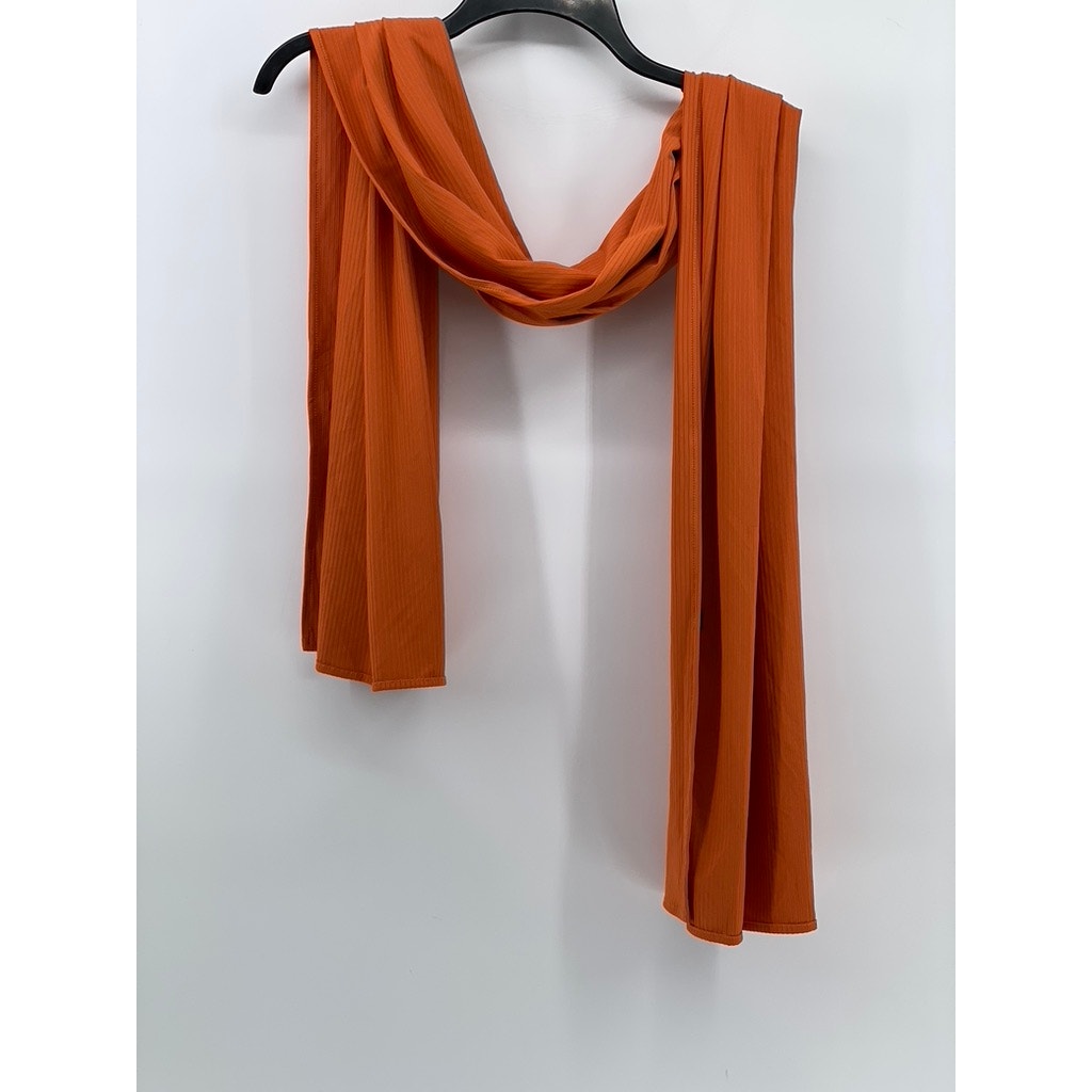 UNBRANDED Women's Burnt Orange Solid Scarf SZ OS