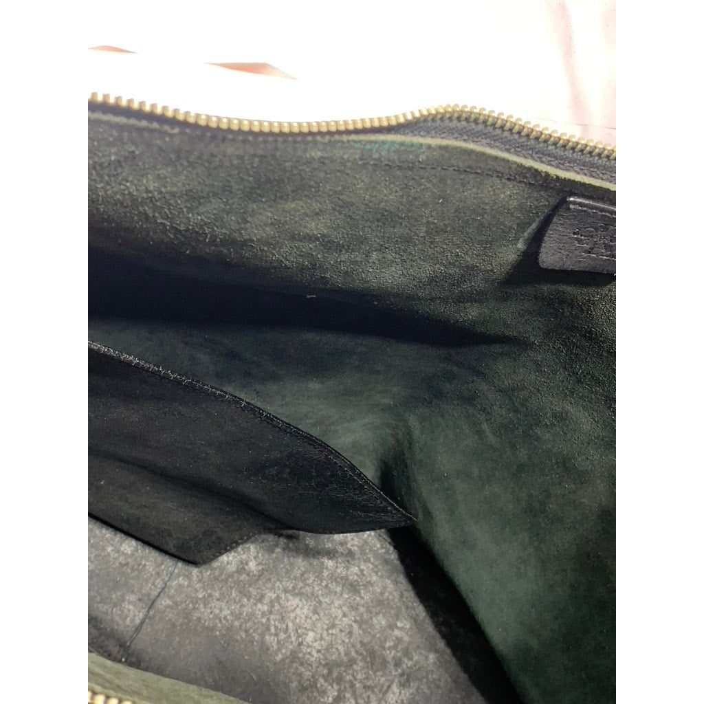 CALVIN KLEIN Women's Black Faux Leather Textured Shoulder Bag