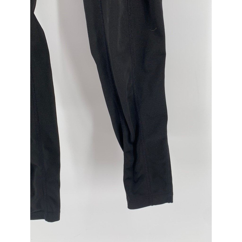 NELEUS Women's Black Solid Active Leggings SZ S