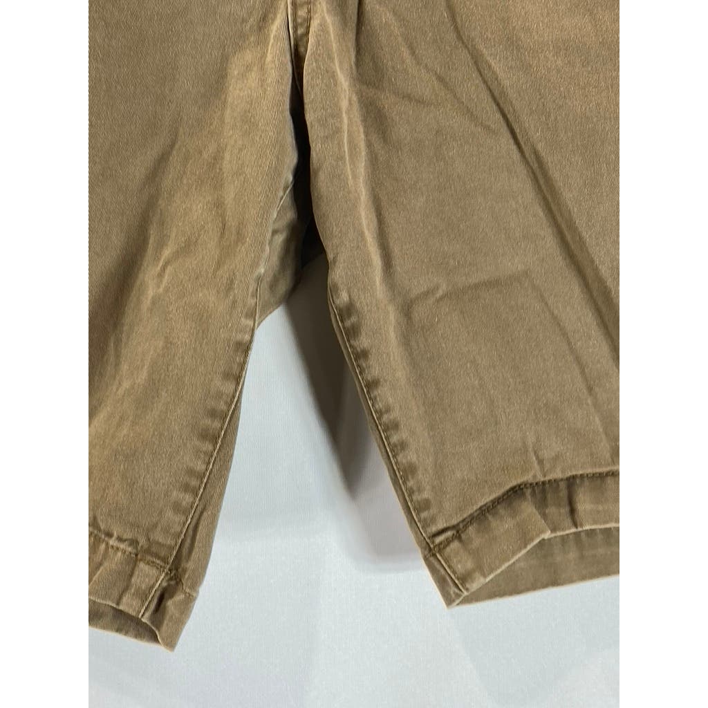 STANDARD CLOTH Men's Tan Skinny Four-Pocket Chino Shorts SZ 32