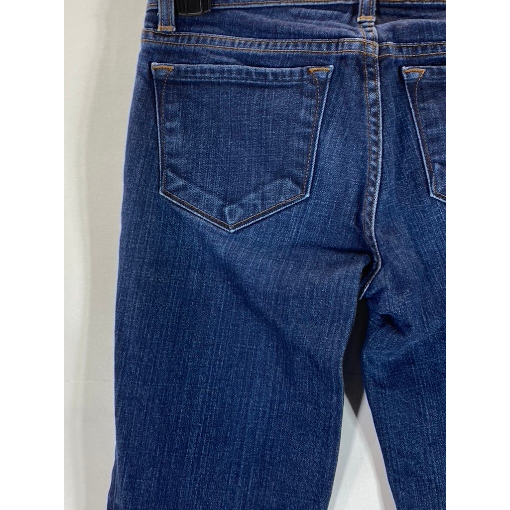 J. BRAND BOUTIQUE Women's Dark Blue Durban Straight-Leg Cropped Denim Jeans SZ26