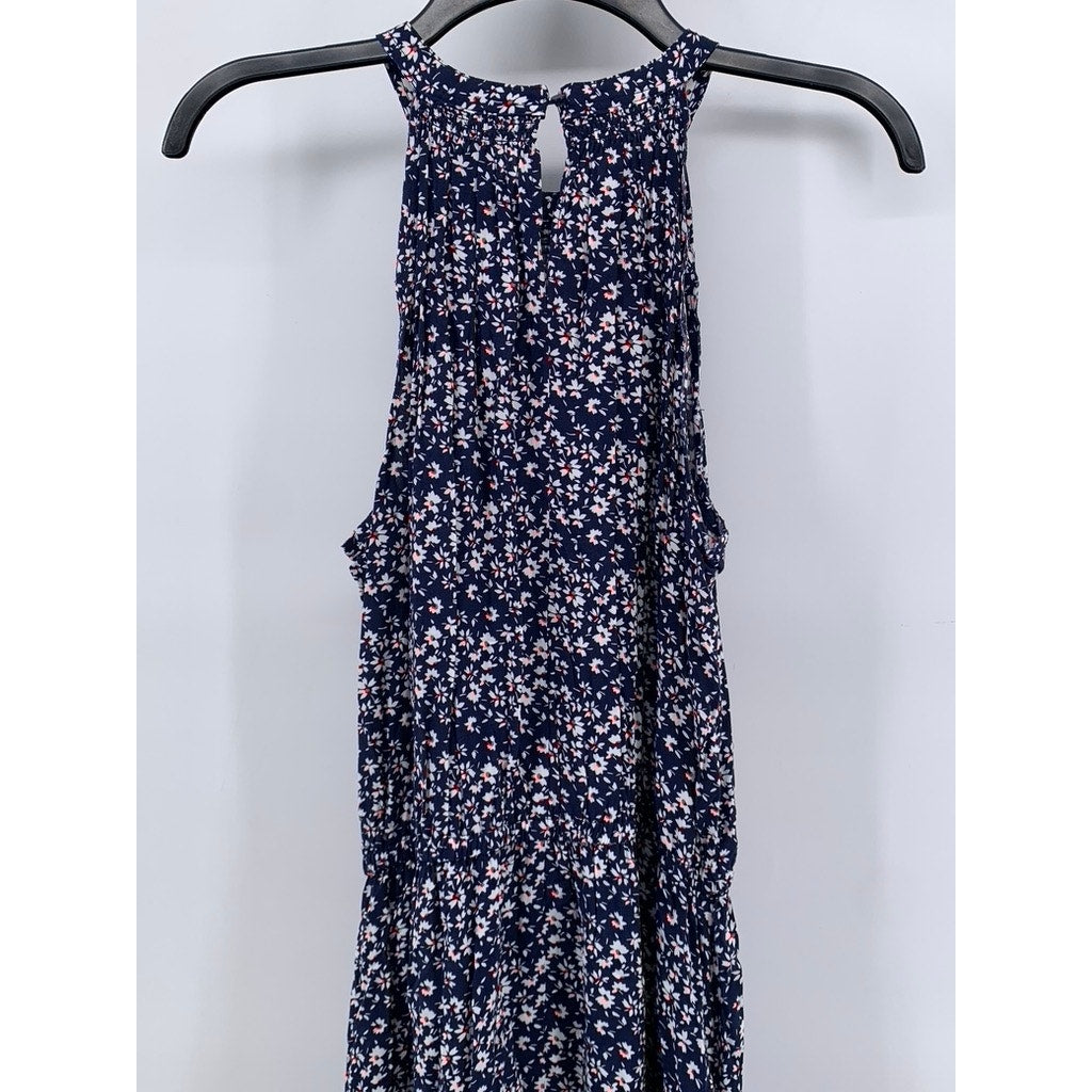 A NEW APPROACH Womens Floral Print High-Low Midi Dress SZ M
