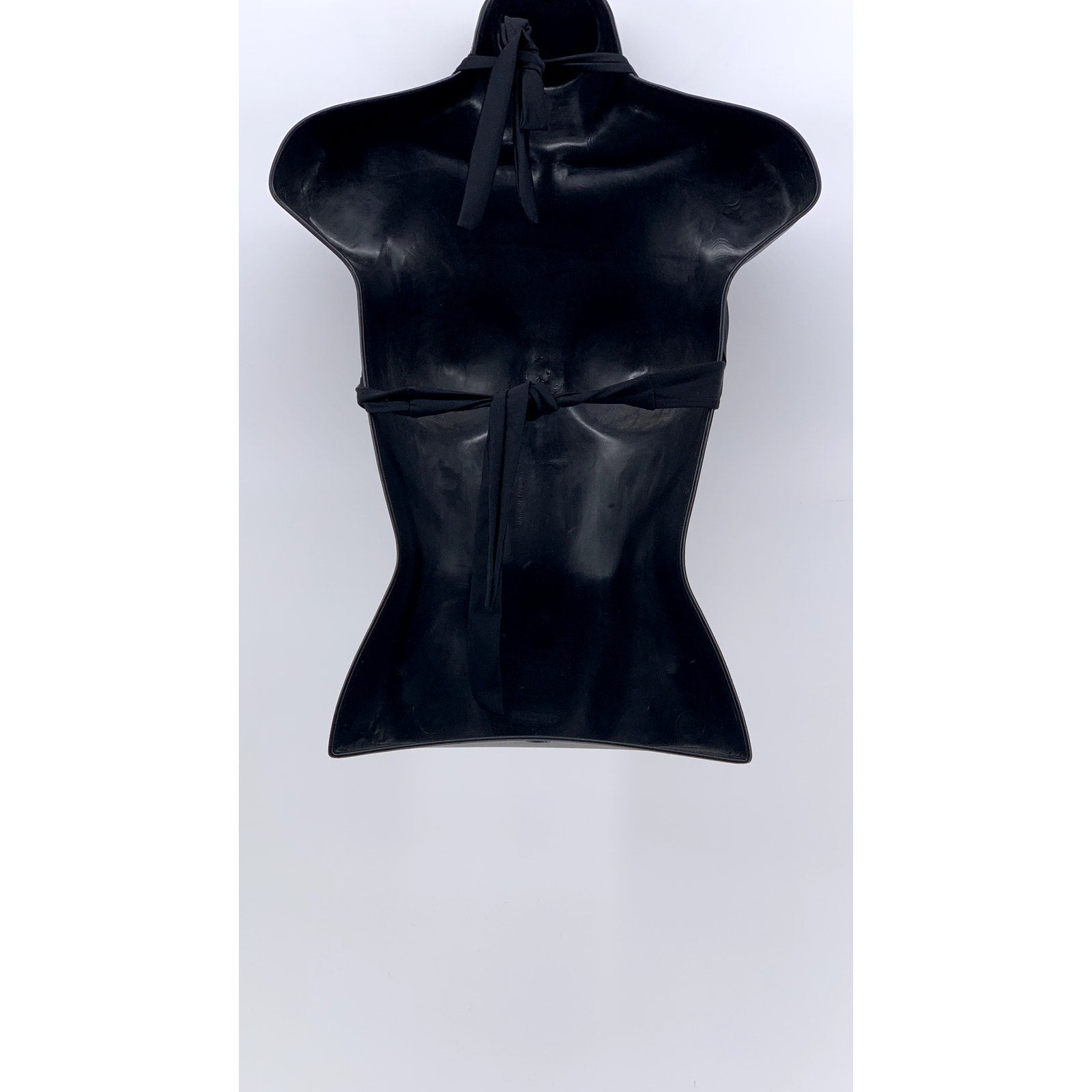 UNBRANDED Women's Black Pleated Twist Front Swim Top SZ XXXL