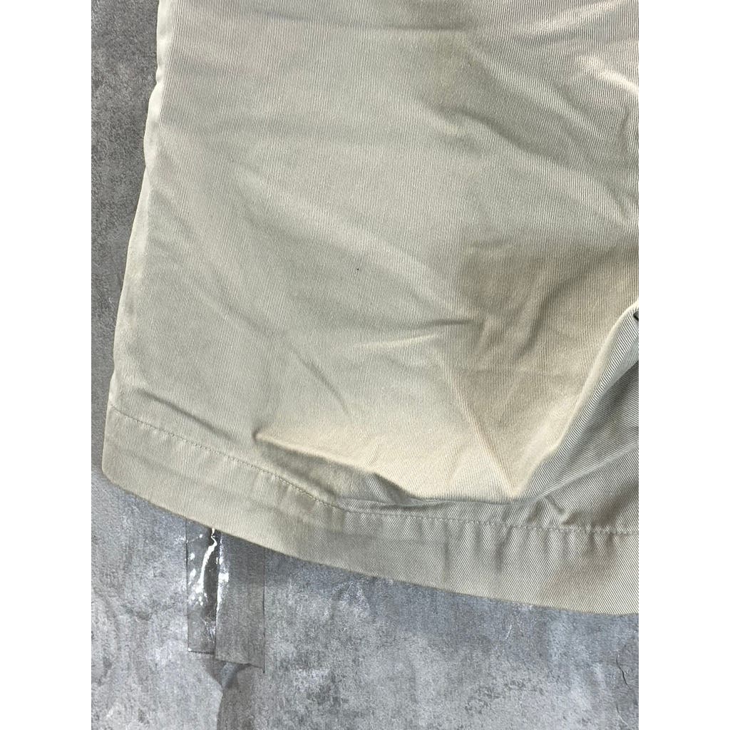 BANANA REPUBLIC Men's Beige Lightweight Regular-Fit Shorts SZ 34