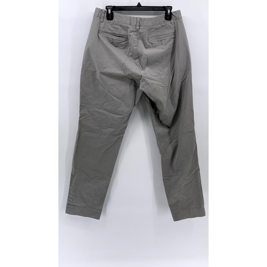 BONOBOS Men's Light Gray Straight-Leg Chino Pants SZ 35X32