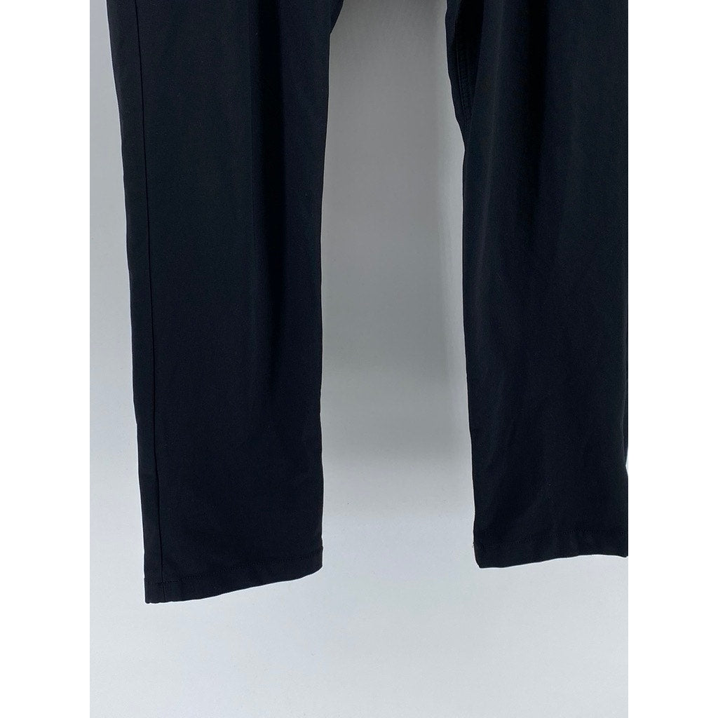 UNDER ARMOUR Men's Black Loose-Fit Straight-Leg Pants SZ 32X32