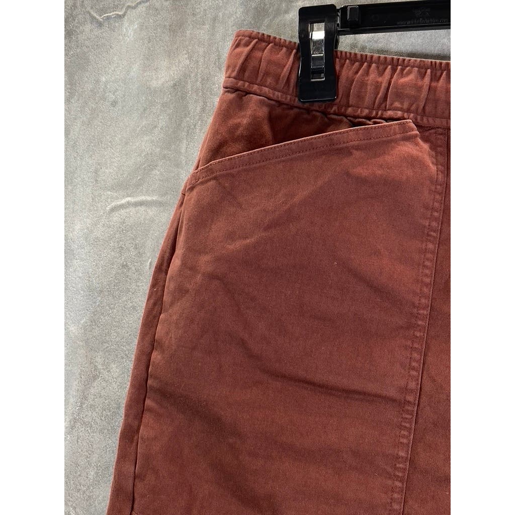 VINCE. Men's Rust Drawstring Pull-On Bermuda Shorts SZ M