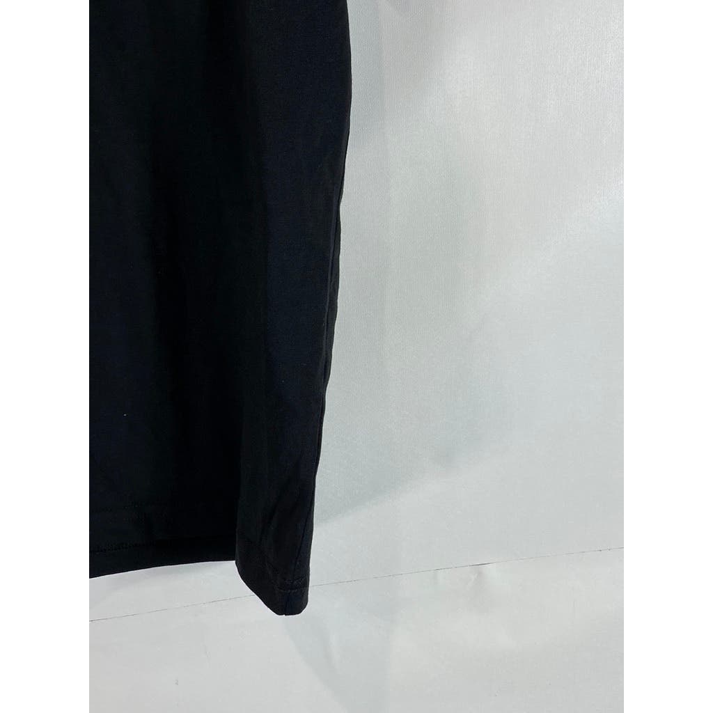 MICHAEL KORS Men's Black/White Cotton MK Logo Short Sleeve Polo Shirt SZ S
