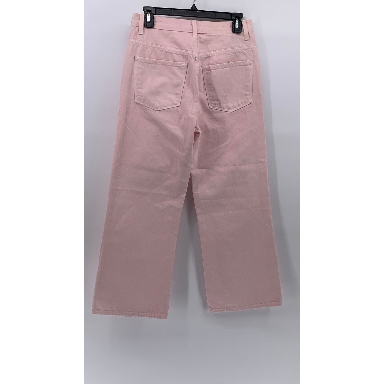 J BRAND Women’s Light Pink High Rose Straight-Leg Joan Cropped Pants SZ 28