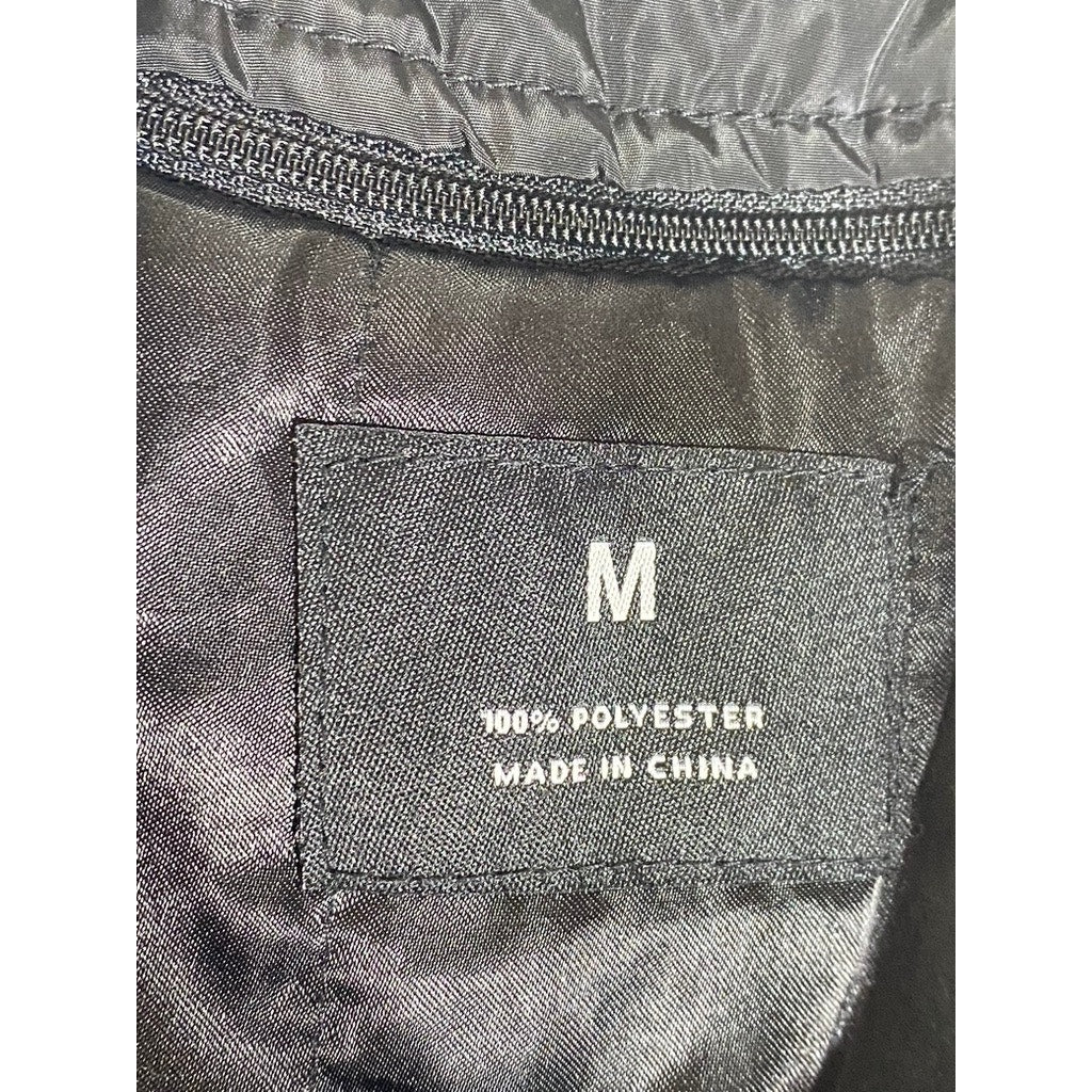 THREADFAST Unisex Adult Black Custom-Made 'The Other Two' Bomber Jacket SZ M