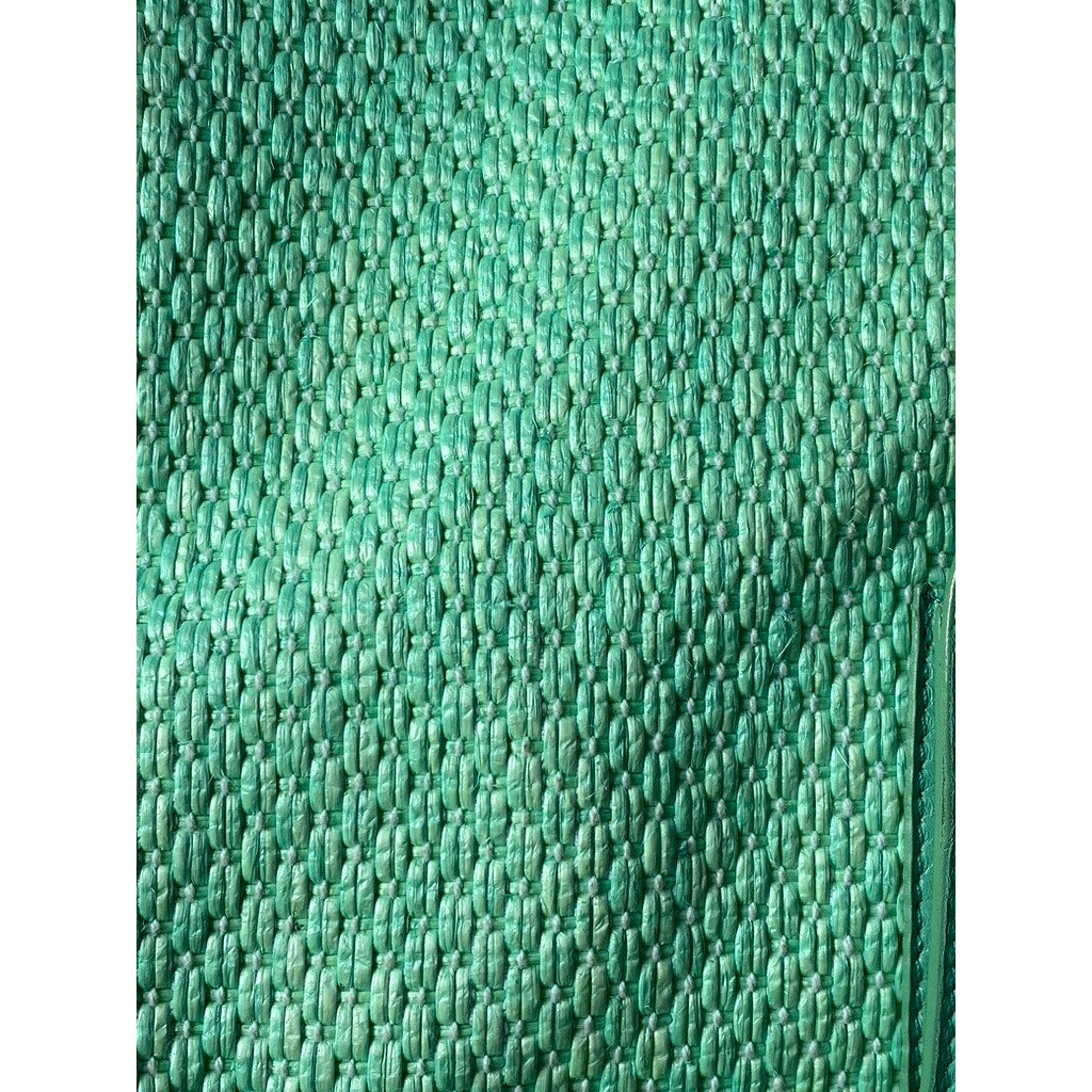 JIMMY CHOO Women's Aqua Green Textured Round Handle Handbag