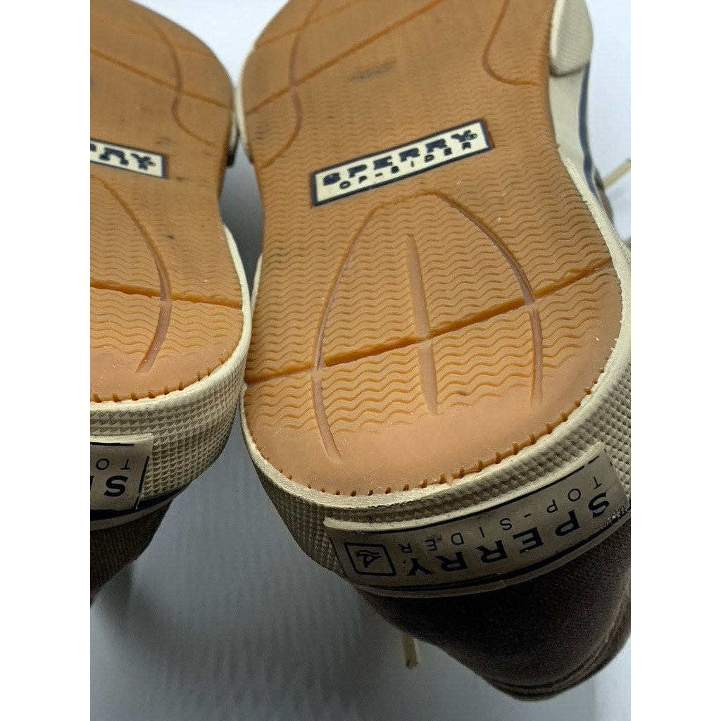 SPERRY Men's Gray Top-Sider Slip-On Boat Shoes SZ 9