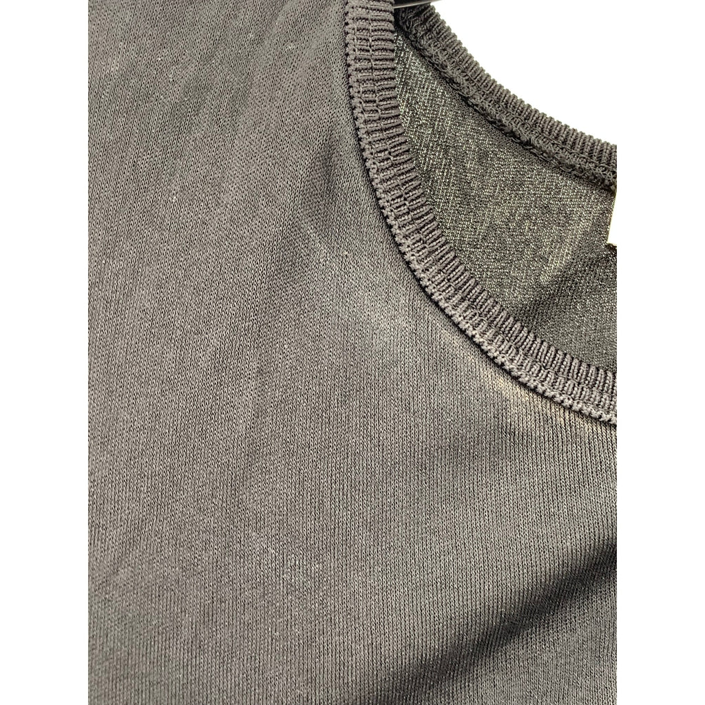 GIVENCHY Women’s Black-Pink Pleated Sleeveless Crewneck Maxi Dress SZ M