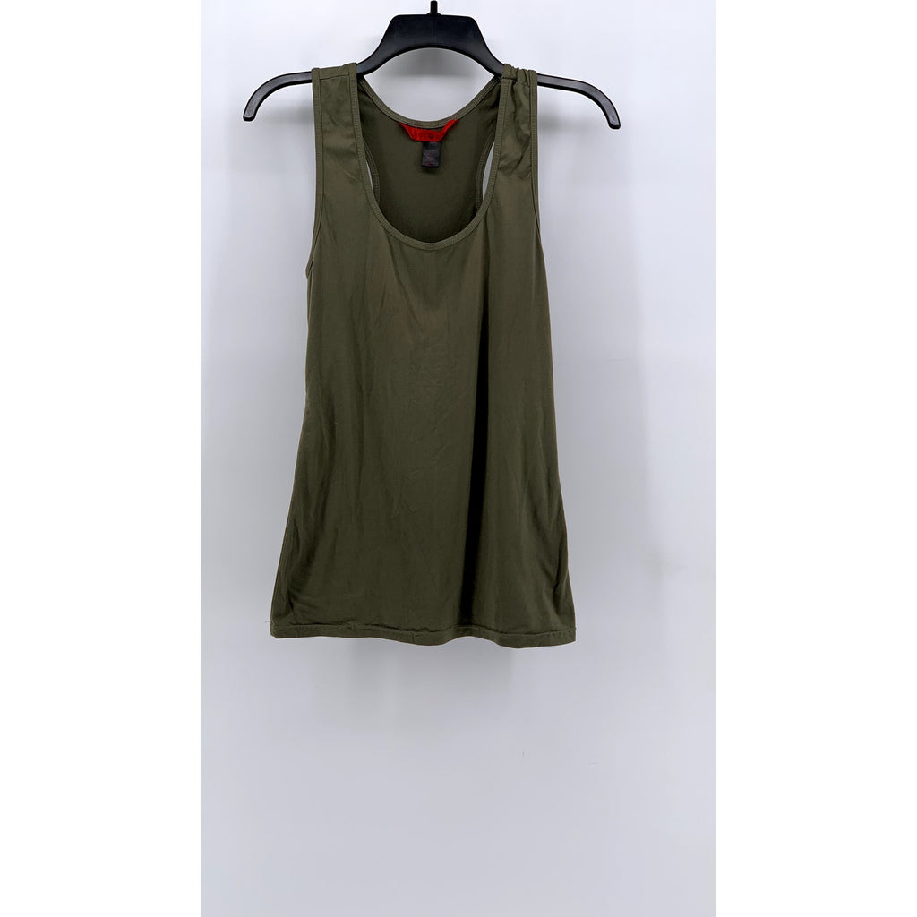 HOT KISS Women's Olive Green Scoop-Neck Tank Top SZ L