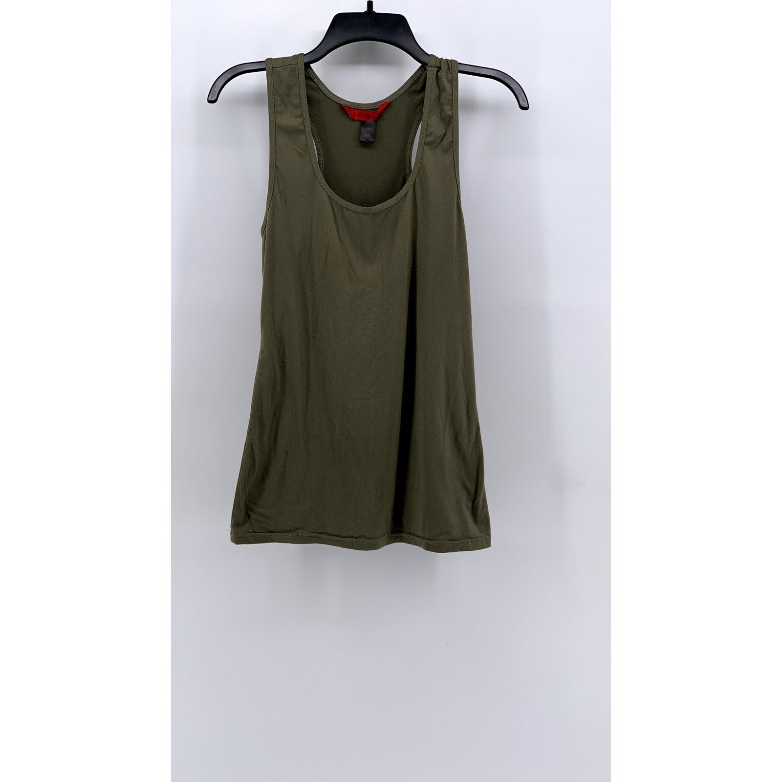 HOT KISS Women's Olive Green Scoop-Neck Tank Top SZ L