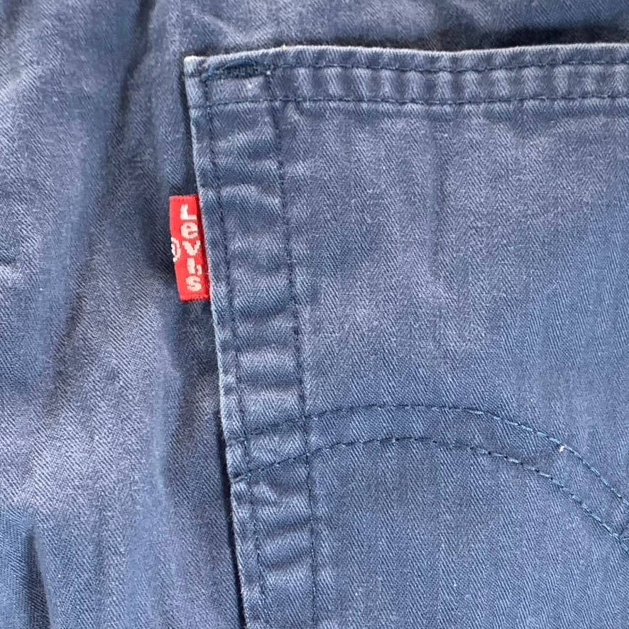 LEVI'S Men's Dark Blue Striped 511 Slim-Fit Five-Pocket Jean SZ 32X32