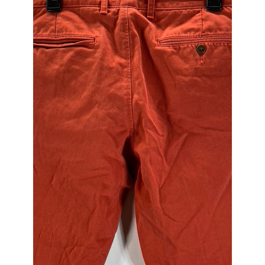 J.CREW Men's Red Straight-Fit Broken-In Chino Pant SZ 30X30