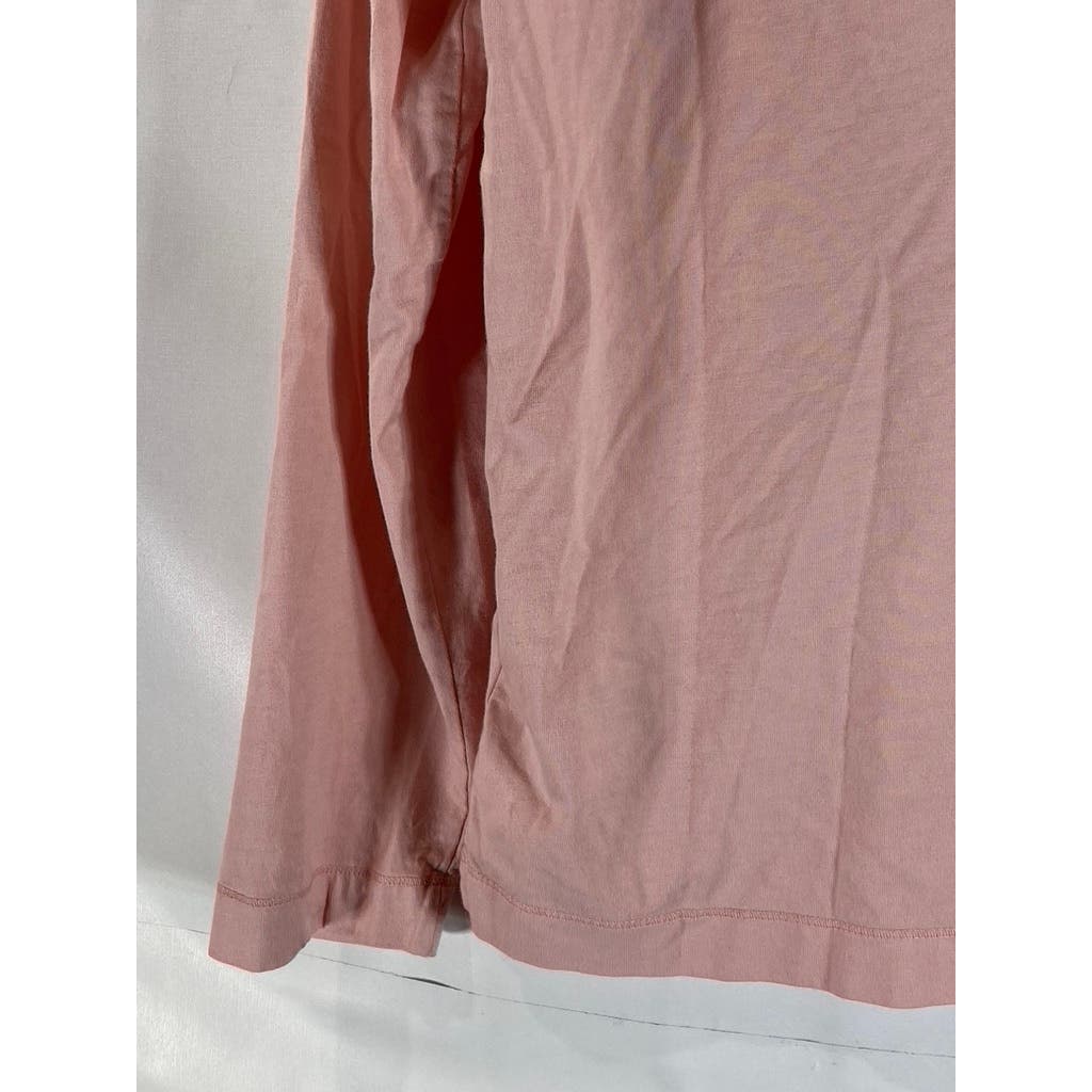 BANANA REPUBLIC Men's Abalone Pink Authentic Supima Cotton Hooded T-Shirt SZ S