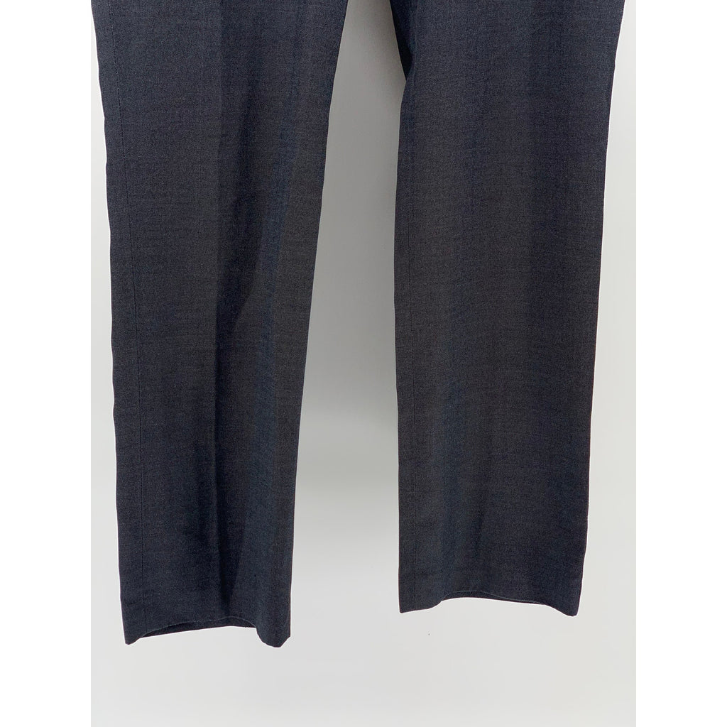 MICHAEL BRANDON Men's Navy Textured Slim-Leg Regular-Fit Pants SZ 36X32