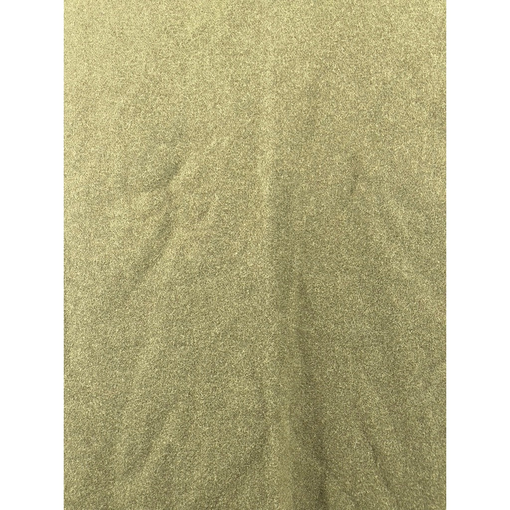 BERGDORF GOODMAN Unisex Adult Olive Green Cashmere Soft Fringe Scarf SZ OS