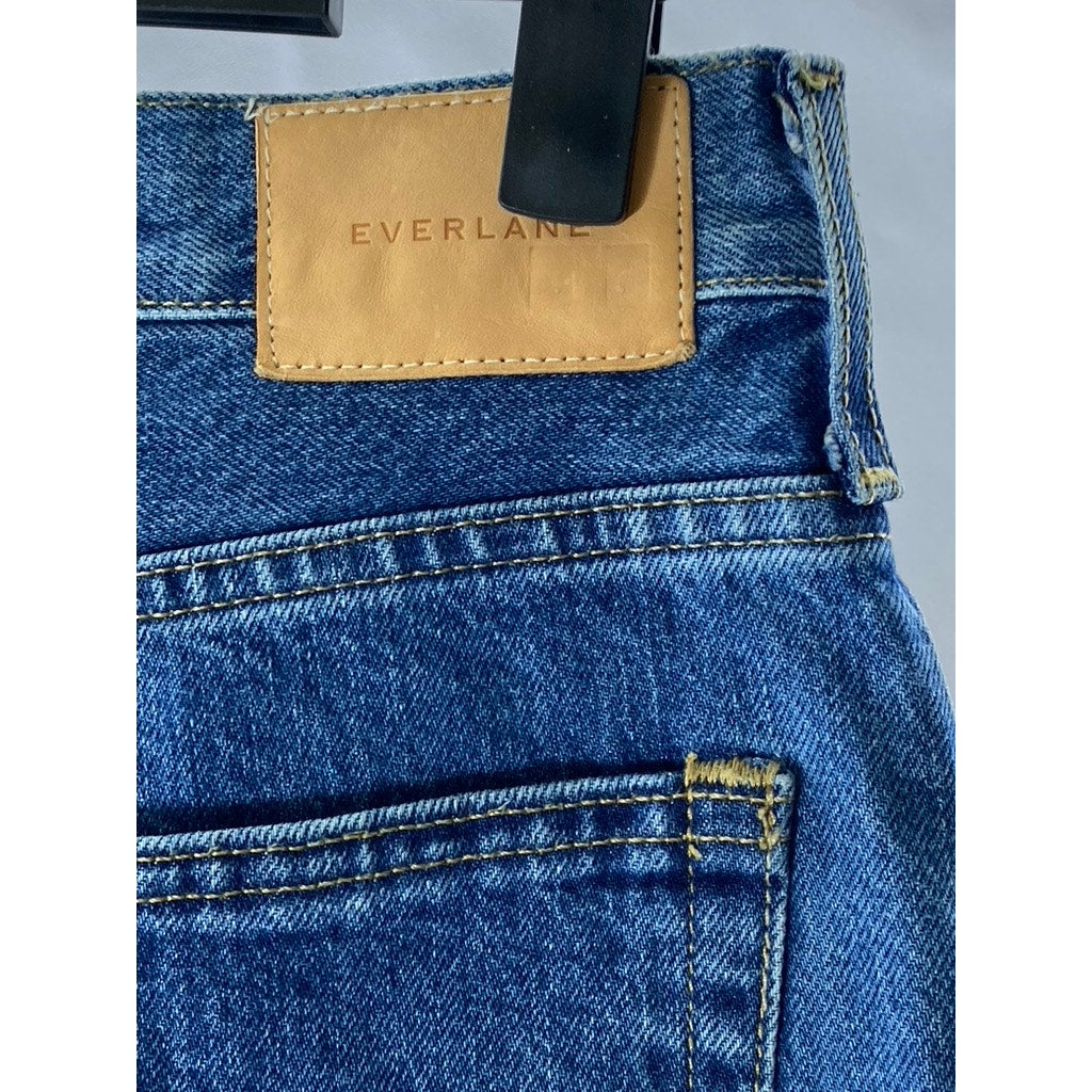 EVERLANE Women's Dark Blue Denim The 90's Cheeky Organic Cotton Ankle Jean SZ 26
