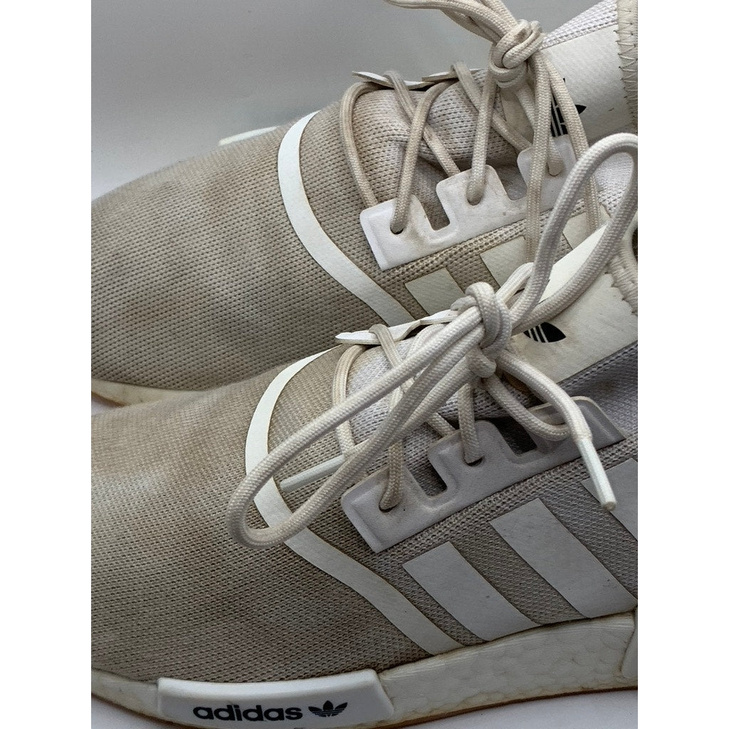 ADIDAS Men's White NMD Mesh Active Sneaker SZ 10