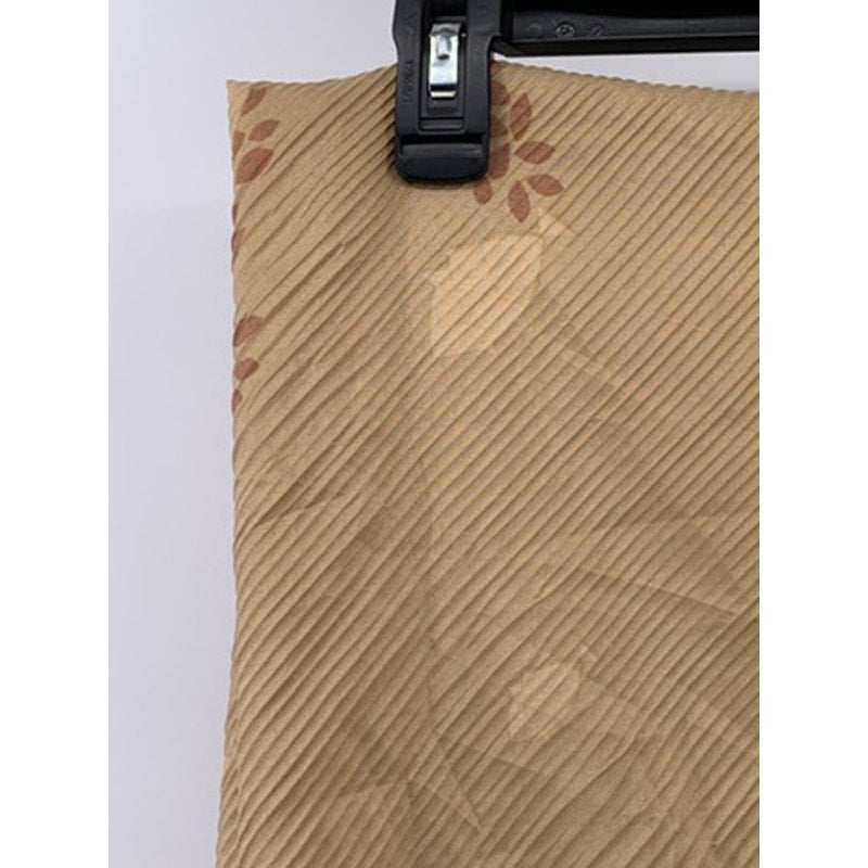 UNBRANDED Women's Tan Floral Textured Scarf